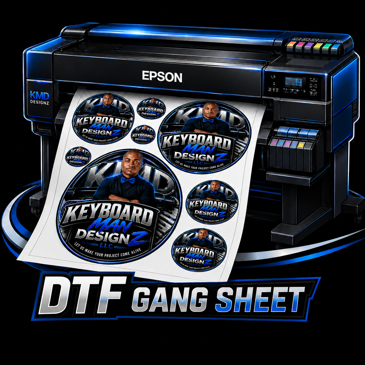 Custom DTF Gang Sheets